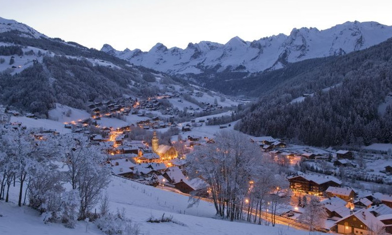 Le Grand-Bornand - Dorfpanorama © G. Lansard-Aravis