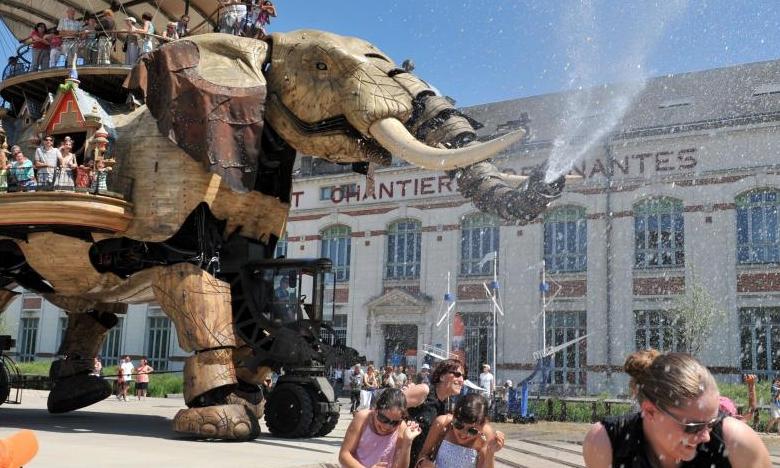 Le Grand Eléphant. Les Machines de l’île. Nantes © Jean-Dominique Billaud - Nautilus/LVAN
