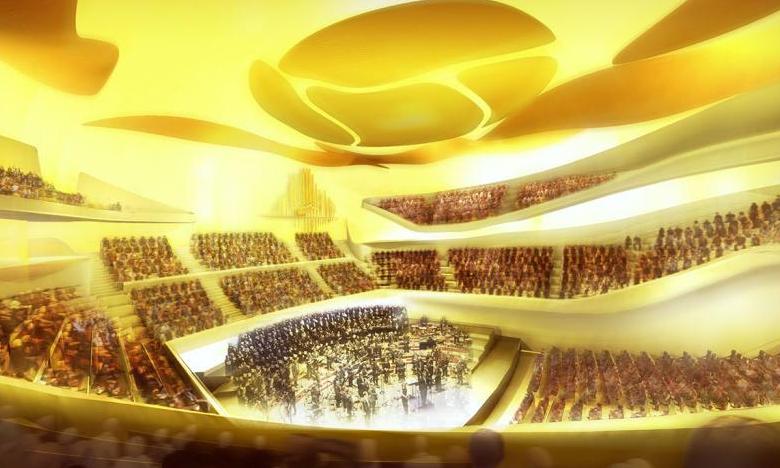 Saal in der Philharmonie de Paris © Didier Ghislain