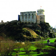 Panorama des Memorial von Falaise: Schloss von Falaise